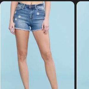Judy Blue Daisy Cut off Jean Shorts